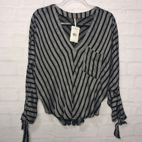 Free People Morning Stripe Dolman Top - Picture 5 of 8